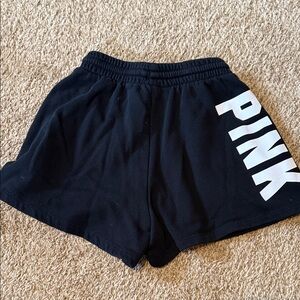 PINK Victoria's Secret Black Athletic Shorts